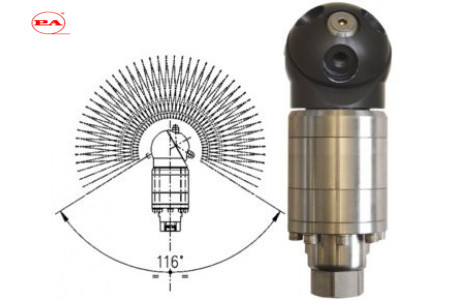 Насадка для мойки емкостей А42-R2 с гидроприводом; 50 л/мин; 160 бар; 90 град.(нерж).вход 1/2г.