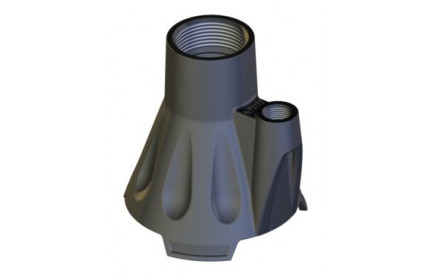 Аксессуар для мойки Грязевой эжектор 3/8 г. под форсунку 1/4 г. выход 1'' 1/4  г.