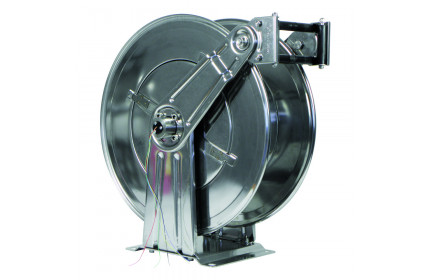 Барабан для шланга Барабан авто.для пара для рук.20м 3/4 (нерж.) 3/4 г. 3/4 г. 10 бар 185° С