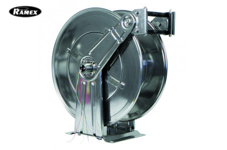 Барабан авто.для пара для рук.20м 3/4 (нерж.) 3/4 г. 3/4 г. 10 бар 185° С