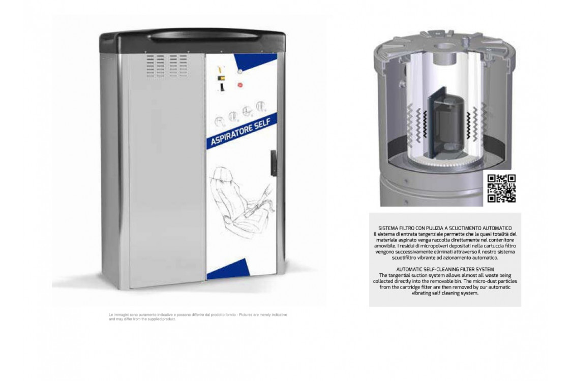 Пылесос самообслуживания на 2 поста 2,2 кВт- 400