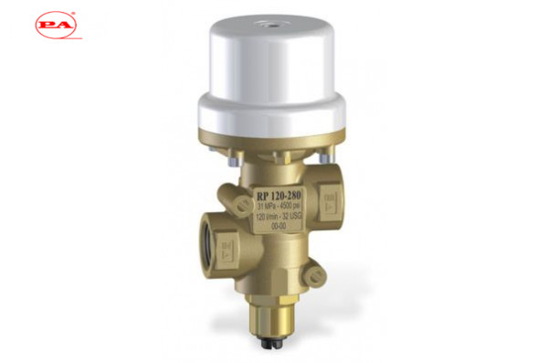 Клапан пневматический RP 120/280 вход 3/4 г. выход 3/4 г. воздух 1/4 г. 120 л/мин 310 бар