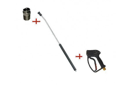 Распылительный пистолет в сборе с форсункой курок RL 30 М22х1,5ш  900 мм (нерж).