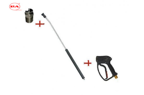 Распылительный пистолет в сборе с форсункой курок RL 30 М22х1,5ш  900 мм (нерж).
