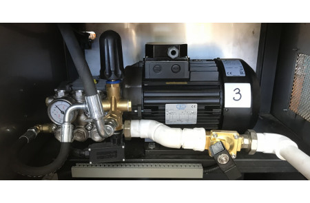 Насос плунжерный MTP FWS2 15.150T 220-380/60 NK HT с эл. двигателем 5,5 Квт 220/380 В для гор. воды