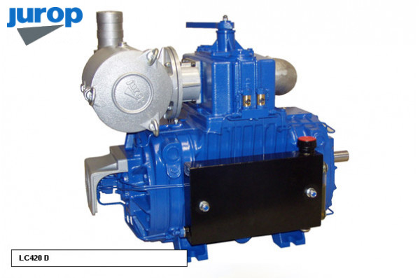 Насос вакуумный JUROP LC 420, 1300 об/мин, левое вращение, пневмоклапан