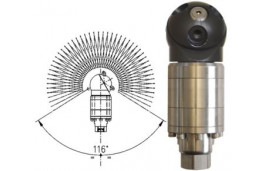 Насадка для мойки емкостей А42-R2 с гидроприводом; 30 л/мин; 160 бар; 90 град.(нерж).вход 1/2г.