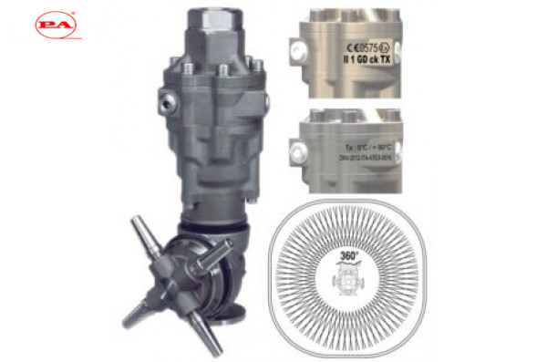 Насадка для мойки емкостей А80 R с гидроприводом; 100 л/мин; 100 бар; (нерж). вход 3/4г ATEX