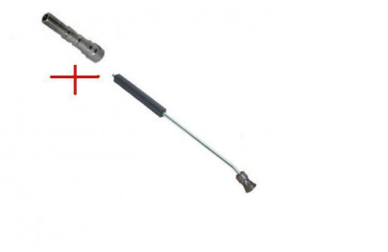 Аксессуар для мойки Удлинитель с термозащитой и форсункодержателем 500 мм; вход ARS 25; изогнутый