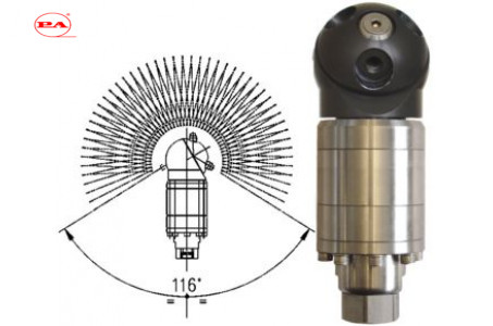Насадка для мойки емкостей А42-R с гидроприводом; 40 л/мин; 40-160 бар; 90 град.(нерж).вход 1/2г.