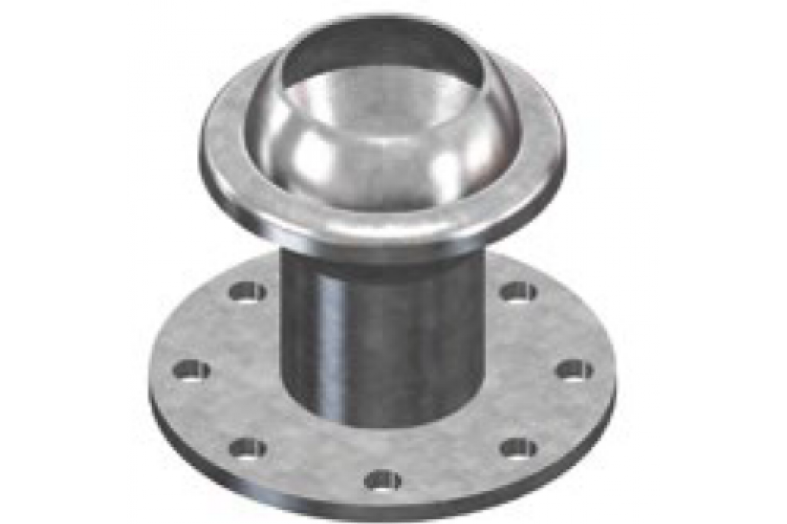 Шаровой ниппель с фланцем EN1092-1, 100х100