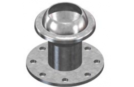 Шаровой ниппель с фланцем EN1092-1, 100х100