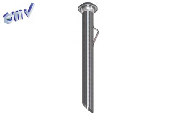 Труба с шаровым ниппелем, d 100, 2 метра