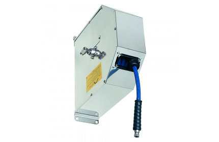 Барабан для шланга Барабан закрытый авто. для рук. дл. 20м 1/2 (нерж.) 200 бар