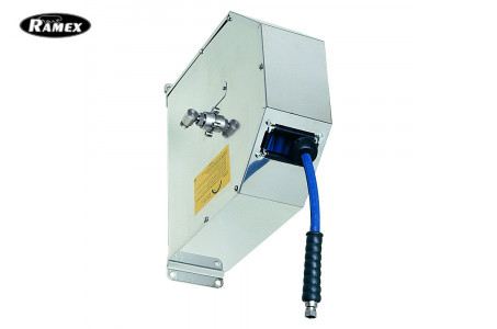 Барабан закрытый авто. для рук. дл. 20м 1/2 (нерж.) 200 бар