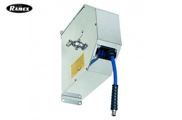 Барабан закрытый авто. для рук. дл. 20м 1/2 (нерж.) 200 бар