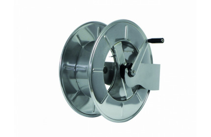 Барабан для шланга Барабан ручной для рукава 50м. 1/2 (нерж.) 1/2ш.1/2ш. 200 бар
