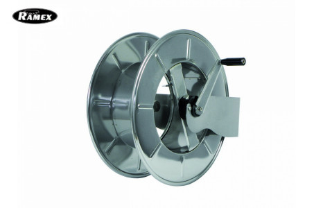 Барабан ручной для рукава 50м. 1/2 (нерж.) 1/2ш.1/2ш. 200 бар