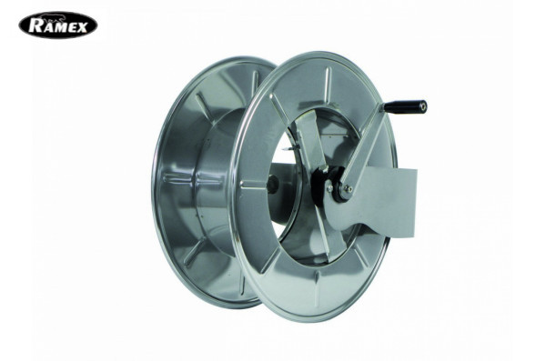 Барабан ручной для рукава 50м. 1/2 (нерж.) 1/2ш.1/2ш. 200 бар