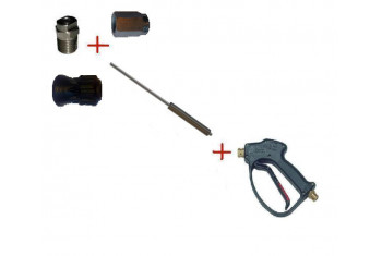 Распылительный пистолет в сборе с форсункой курок RL 26 М22х1,5ш  500 мм. нерж.(Прямое)