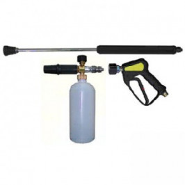 Пенокомплект (ниппель нержавейка, муфта-байонет нержавейка, 250bar), копье L=60cm