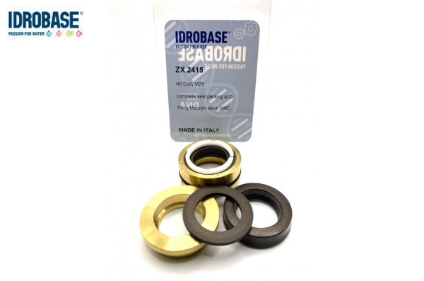 Kit MZ8 MAZZONI MMD Комплект уплотнений с латунью на 1 поршень D20 мм, ZX.2415, IDROBASE Италия