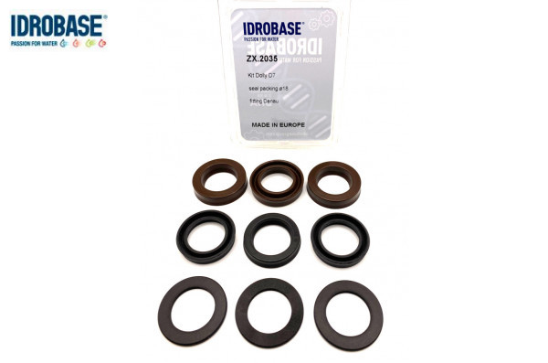 DPF-18 KIT 4 для DANAU DBD, DBF, DBQ Комплект водяных уплотнений, Ø18 мм, ZX.2035, Италия IDROBASE