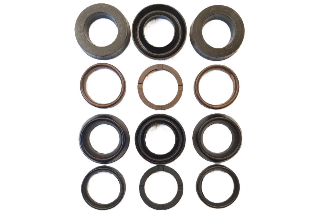 Комплект манжет ТехУм аналог KIT для Bertolini TML 1220-2020 с восстановленной головкой, Ø18 мм