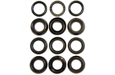 Комплект манжет ТехУм аналог KIT P 28, KTRI 18579 для IPC Portotecnica ROYAL PRESS DSPL 3060 T (без латуни), Ø20 мм