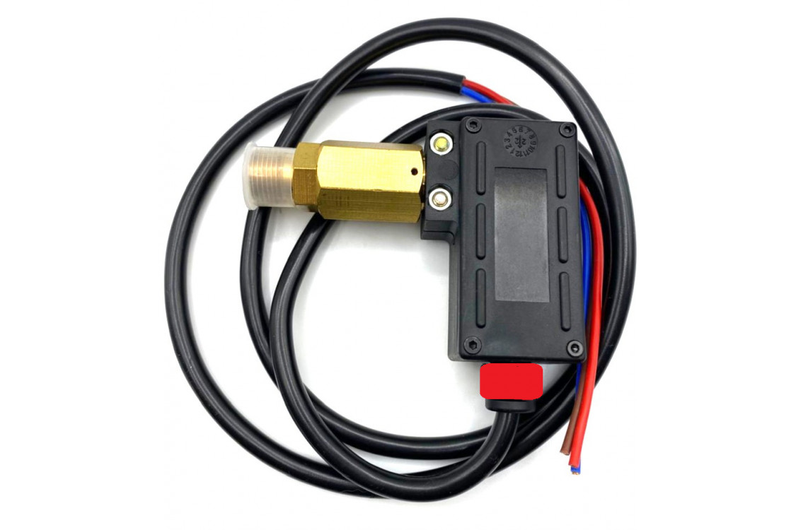 BF-8133 29.0080.80 Датчик давления для насоса, 220 V, 25 бар, 3/8"M, красный