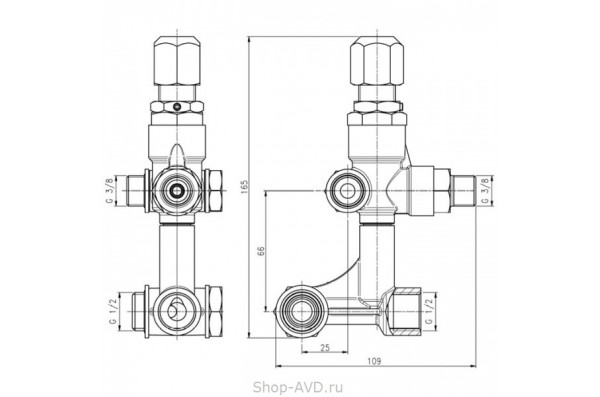 Hawk VBT Регулятор давления 210 бар (серия NMT)