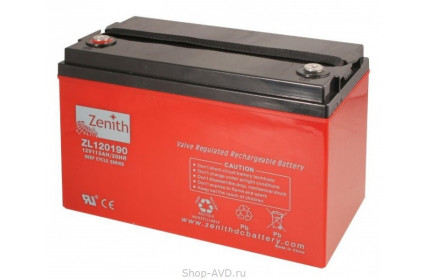 Zenith ZL120190 Необслуживаемый аккумулятор