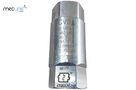 Mecline CV5 Обратный клапан G3/8F 550 бар 40 л/мин