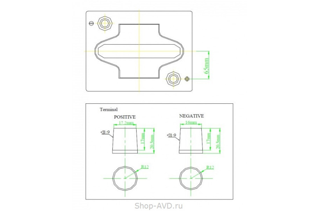 Zenith ZL060115 Необслуживаемый аккумулятор