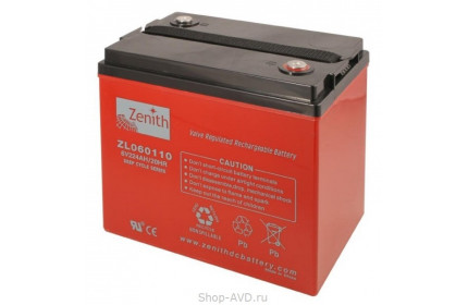 Zenith ZL060110 Необслуживаемый аккумулятор