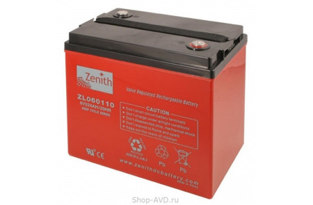Zenith ZL060110 Необслуживаемый аккумулятор