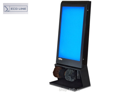 Аппарат для чистки обуви с рекламным ЖК-монитором Royal Line Royal Roller LCD 42