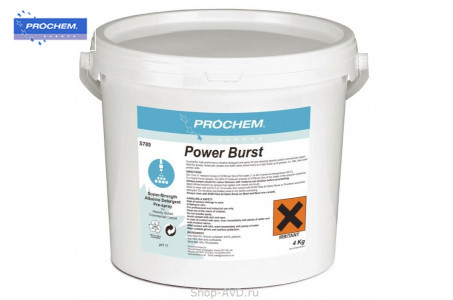 Prochem Power Burst Предварительная обработка сильнозагрязнённых ковров