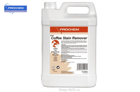 Prochem Coffee Stain Remover Удаление пятен кофе, чая, пива 5 л