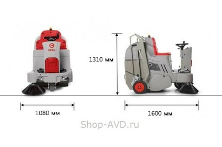 Подметальная машина COMAC CS 800H FP