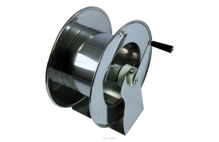 Барабан для шланга Барабан ручной для рукава 50м.3/8 или 35м. 1/2 (нерж.) 1/2ш.1/2ш. 600 бар
