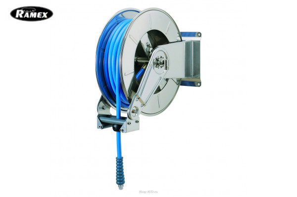 Барабан авто. для рук. дл. 35м 1/2 (кр.) 1/2ш. 1/2ш. 600 бар