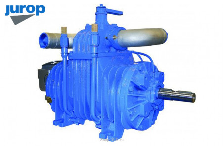 Насос вакуумный лопастной JUROP PNE 104M, 540 об/мин, левое вращение, руч. 4-х. клапан