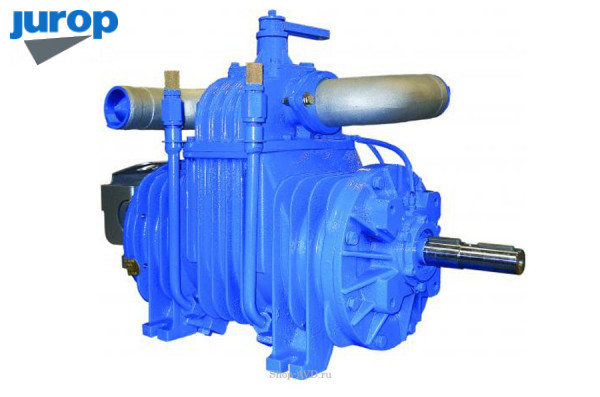 Насос вакуумный лопастной JUROP PNE 104M, 540 об/мин, левое вращение, руч. 4-х. клапан