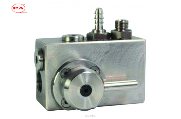 Пенная станция на одно средство 2,5 - 250 бар 1/2г.1/2г.с подачей воздуха