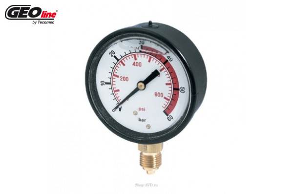 Манометр 0÷10 бар; вх.снизу Ш1/4