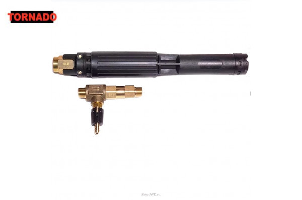 TORNADO Пенообразующая насадка LS12 с наружным эжектором (чёрный)