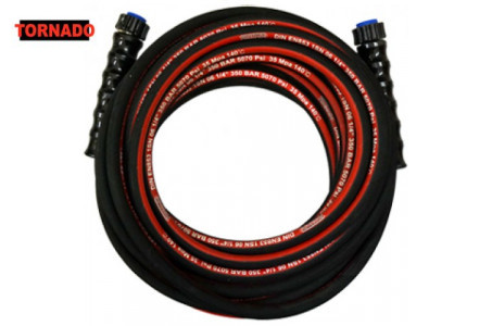 Шланг ВД  гайка-гайка, 1SN-06, 350 бар, 20 м, однооплеточный