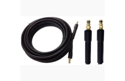 Шланг ВД бытовой KARCHER DN06, 12m, "Новый штуцер", штуцер-штуцер без подшипника, 60 °C, 200bar, штуцер8,8:штуцер8,8