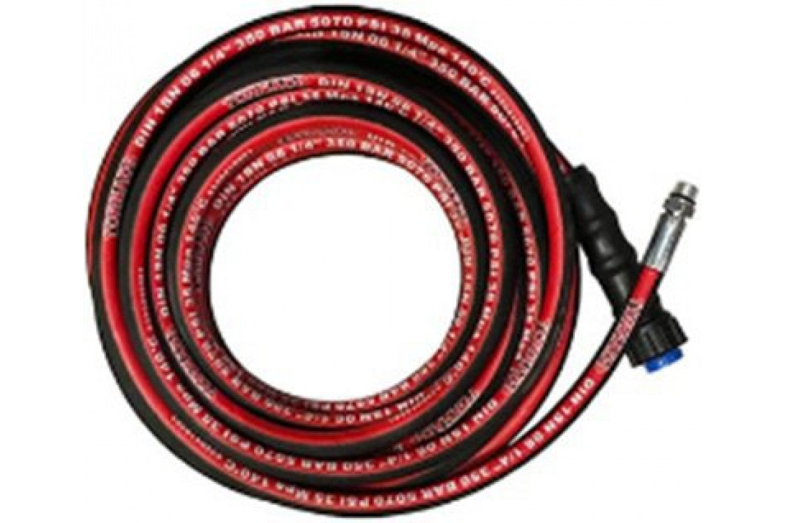 Шланг для чистки труб и промывки канализации M22-1/4 внеш, 1SN-06,30 м